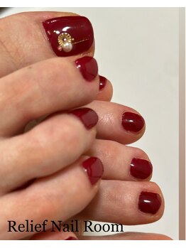 リリーフネイルルーム(RELiEF NAiL ROOM)/フットワンカラーコース
