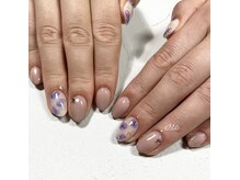 ラミュウ 国立(LA.MIU)/ニュアンスフラワーネイル