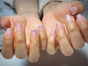 ネイルサロン デンティ(Dentty)/儚げオーロラフレンチ