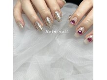 ヘインネイル(Hein nail)の雰囲気（ハート・リボン・韓国系パーツ♪選びきれないほど☆）