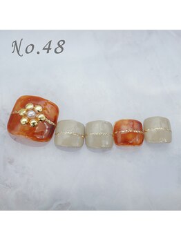 はあとねいる 大森店/フットネイル：No.48