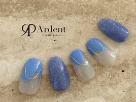 ニュアンスラインネイル☆