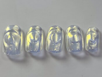 ネイルメゾン 天神店(NAIL MAISON)/ミラーぷっくり個性派¥4550