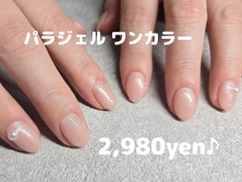 パラジェルワンカラー2980円