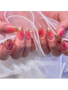 マンドール(Main d'Or)の写真/大人可愛いを極める《ワンホン&韓国ネイル》の美フォルム×高技術デザイン◇上品で心トキメク爪先へ♪