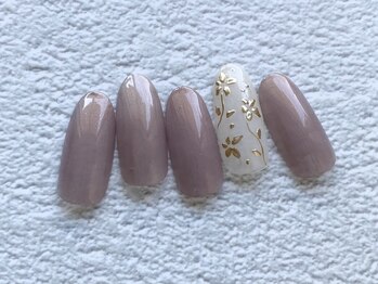 アウラ ネイルサロンアンドスクール(aula)/シンプルコース¥7,700