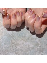 アティックネイルアトリエ(attic nail atelier)/あじさいフレンチ★