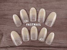 ファストネイル 大阪梅田店(FAST NAIL)/ピンク　チェック　【8356】