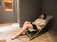 アールイー プライベートサウナ(Re: PRIVATE SAUNA)/3.内気浴をする