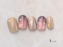 アイネイルズ 横浜EAST店(I-nails)/夜桜ネイル