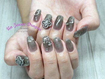 アン ジョーヌドラゴ/【自爪ネイル】キラキラネイル