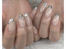 パーミル アイ アンド ネイル クマモト(permille ‰ eye&nail Kumamoto)/ガラスフレンチ