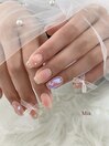 水光パーツネイル