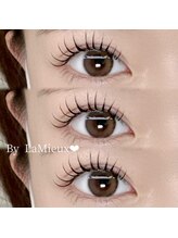 ラ ミュー(LaMieux)/パーマ×フラットラッシュ120本