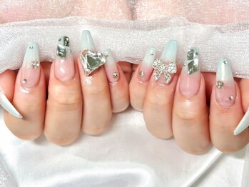 ロワ バイ ジョアアンジェ(Roi by joieange)/グラデーション/ハート/ブルー