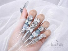 ポノ(PONO)/　　　　　シルバーリボンネイル
