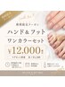 【期間限定】ハンド&フット 美爪ワンカラー ¥12,000