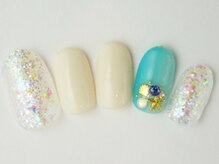 ネイルサロン ドレリッチ 大宮店(drerich)/オーロラキラキラヒトデ