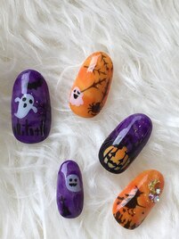 ハロウィンネイル