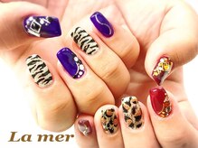 ラメール(La mer)/アニマルアシンメトリーネイル★