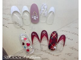 くすみｘチェックふらわー