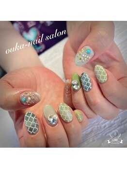 桜花ネイルサロン/9000円デザイン