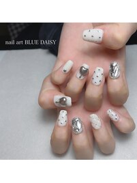 mirror×dot×bijou×quilting
