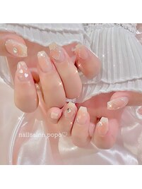 ホロ×ストーン◇ハートネイル