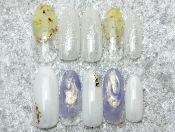 定額トレンドニュアンスネイル