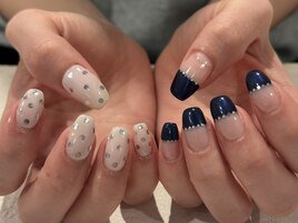 ネイビーネイル