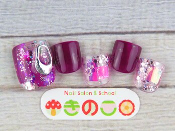 ネイルサロン きのこ/選べるフットデザインＳコース