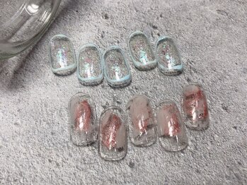 ネオリーブドレスネイルアンドアイラッシュ(Neolive dress nail&eyelash)/*クリアニュアンスネイル￥5500*