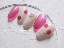 ネイルサロン ブランシュール(Nail Salon Blancheur)/ぷっくりラメチェリー