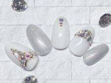 アルセア 上野御徒町店(Alcea)/ストーン　マグネットネイル