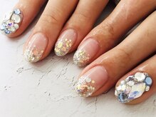 ネイルズ とんぷそん/キラキラグラデネイル♪