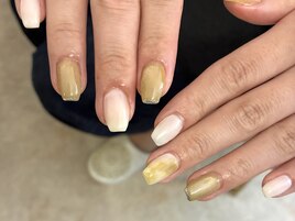 シンプルニュアンスネイル