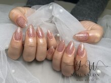 ユーネイル(YW nail)/ワンカラー＋パーツ