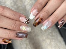 ソリッドカラー(solid color)/hand nail