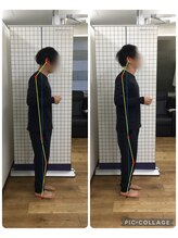 ボディメイク整体院 横浜駅西口店(BodyMake)/施術風景-姿勢改善希望の男性-
