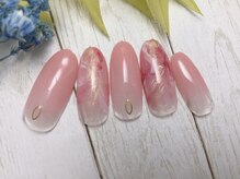 コルジャ(CORUJA)/マーブルピンクネイル♪7150