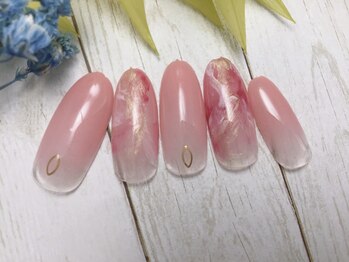 コルジャ(CORUJA)/マーブルピンクネイル♪7150