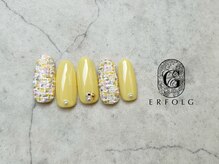 エアフォルク 銀座(ERFOLG)/春のツイードネイル
