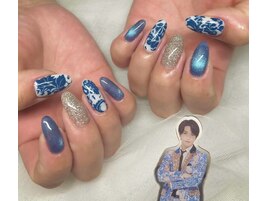 推し活ネイル・概念ネイル