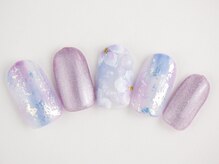 まつげアンドネイル ディアマンローズ(DIAMANT ROSE)/梅雨ネイル 90分7480円