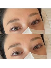 ミュー(professional beauty salon MYU)/まつ毛パーマ+美眉スタイリング