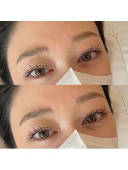 ミュー(professional beauty salon MYU)/まつ毛パーマ+美眉スタイリング