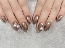 ローラン(LORAN)/ブラウンマグネットネイル♪