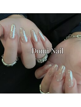 Domi Nail Salon 渋谷店　長さだし/持ち込み/フィルイン/ワンホン/ドット＊