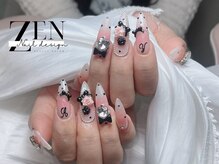 ゼン ネイル デザイン 池袋(ZEN NAIL DESIGN)/題長さだしやり放題×つけ放