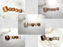 ボタネイル 近鉄布施駅前店(BOTA NAIL)/Botaセレクトデザインフット10月